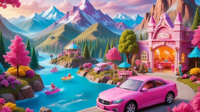 En färgsprakande rollista i Barbie filmen! illustration