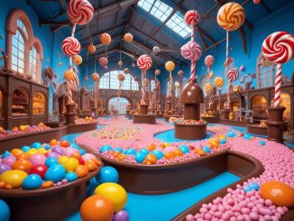 Upptäck rollistan i Willy Wonka och chokladfabriken! illustration